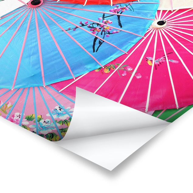 Poster Chinese Parasols