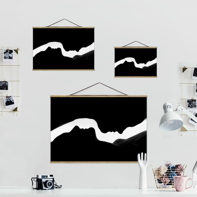 Wandbilder Schwarz-Weiß Silhouetten