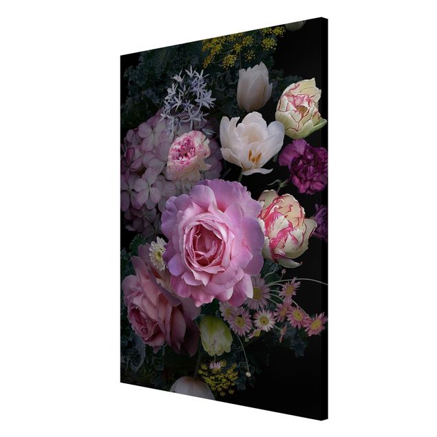 Wandbilder Floral Rosentraum Bouquet