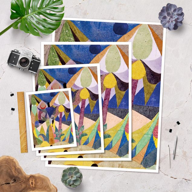 Paul Klee Bilder Paul Klee - Mildtropische Landschaft