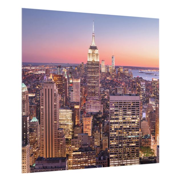 Rainer Mirau Bilder Sonnenuntergang Manhattan New York City