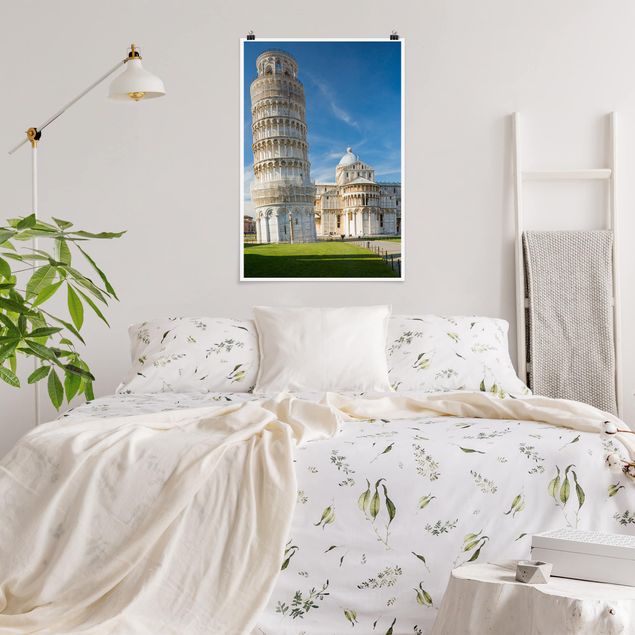 Wandbilder Italien Der schiefe Turm von Pisa