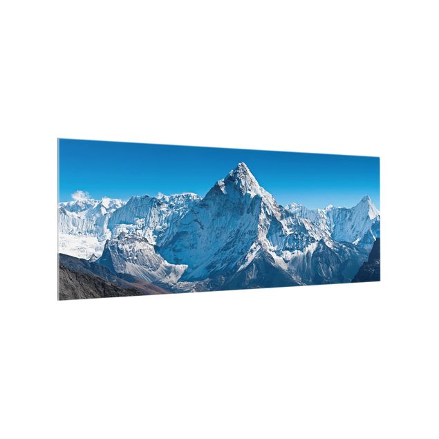 Spritzschutz Glas - Der Himalaya - Panorama - 5:2