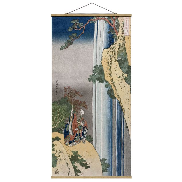 Wandbilder Landschaften Katsushika Hokusai - Der Dichter Rihaku