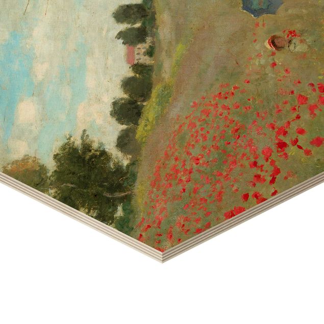 Wandbilder Claude Monet - Mohnfeld bei Argenteuil