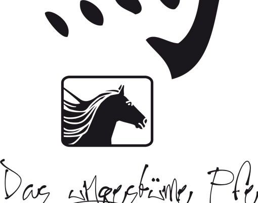 Wandtattoo Sprüche No.UL783 Chinesisches Tierkreiszeichen Pferd