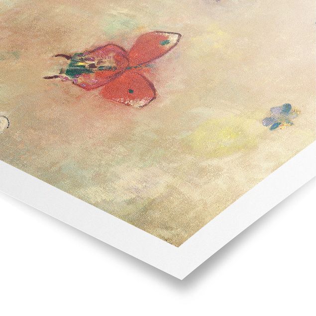 Poster Tiere Odilon Redon - Bunte Schmetterlinge