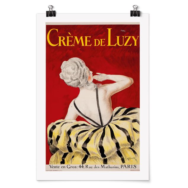 Poster mit Sprüchen Leonetto Cappiello - Crème de Luzy