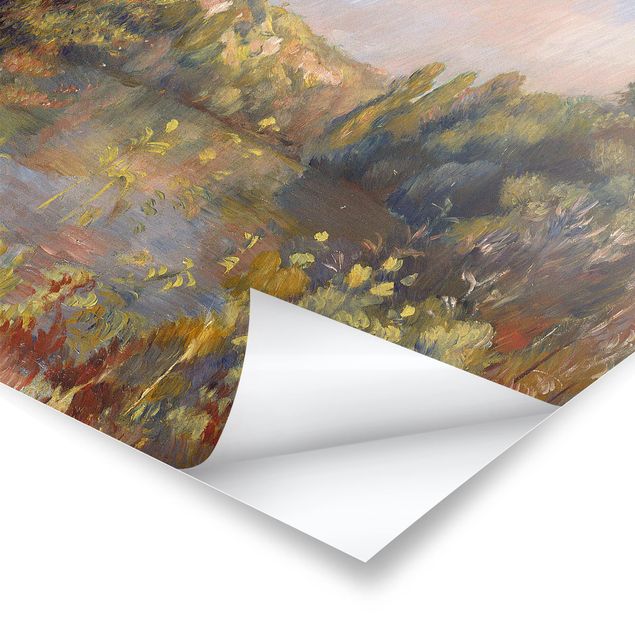 Poster Naturbilder Auguste Renoir - Landschaft mit See