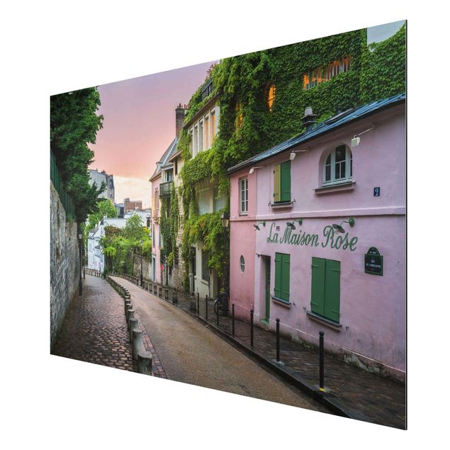 Wandbilder Landschaften Rosa Dämmerung in Paris