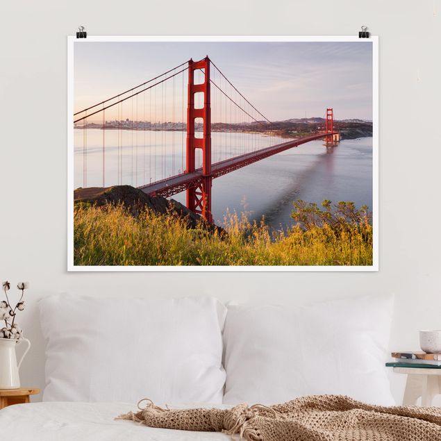 Städteposter Golden Gate Bridge in San Francisco
