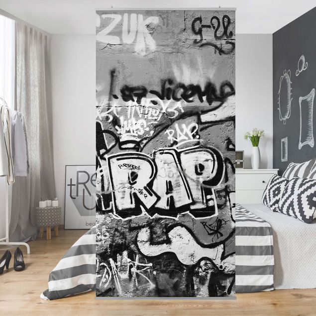 Vorhang Raumtrenner Graffiti Art