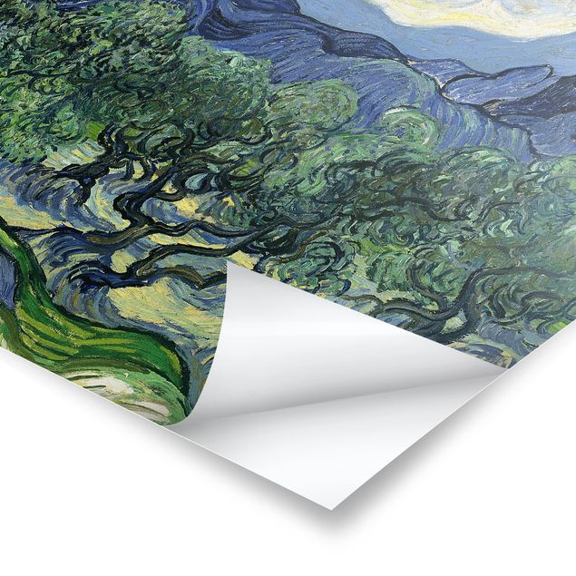 Wandbilder Landschaften Vincent van Gogh - Olivenbäume