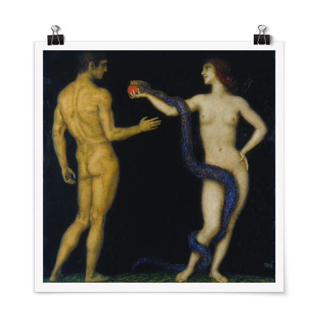 Kunststile Franz von Stuck - Adam und Eva