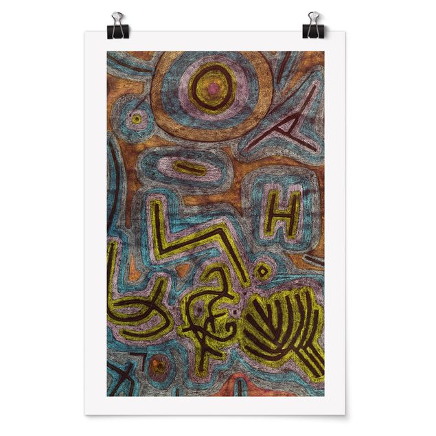 Poster abstrakt Paul Klee - Katharsis