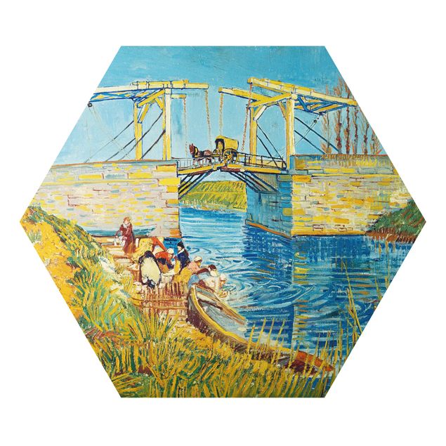 Kunststile Vincent van Gogh - Zugbrücke in Arles