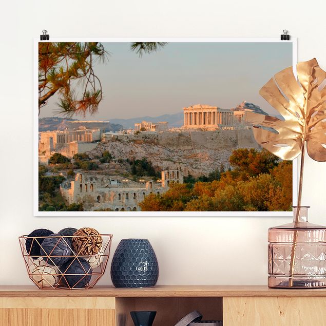 Wanddeko Küche Akropolis