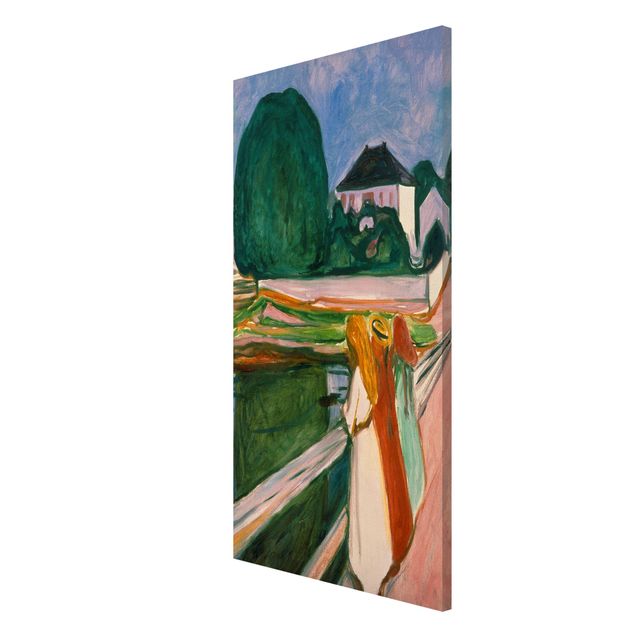 Kunststil Post Impressionismus Edvard Munch - Weiße Nacht
