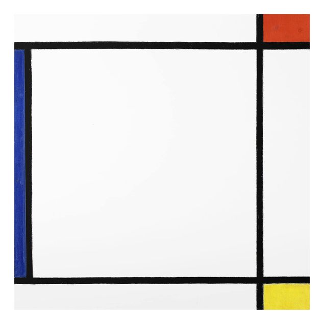Spritzschutz Küche Glas Piet Mondrian - Komposition III