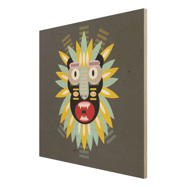 Bilder Collage Ethno Maske - King Kong