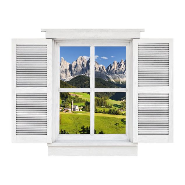 Rainer Mirau Bilder Flügelfenster Geislerspitzen in Südtirol