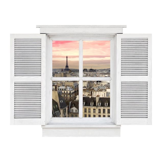 Küchen Deko Flügelfenster Paris hautnah