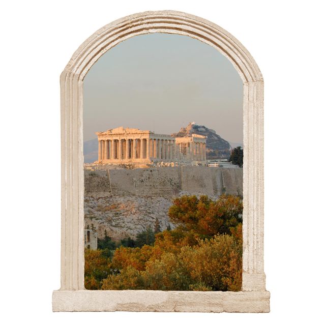 3D Wandtattoo Steinbogen Akropolis