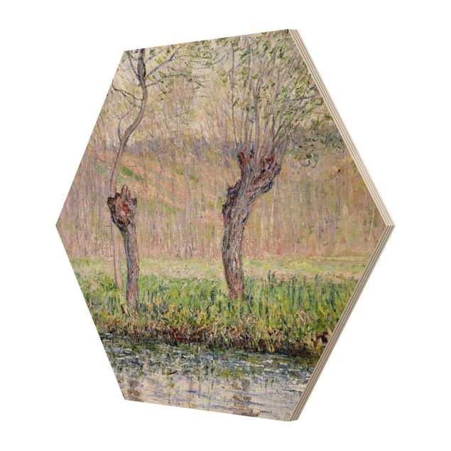 Bilder Claude Monet - Weidenbäume Frühling