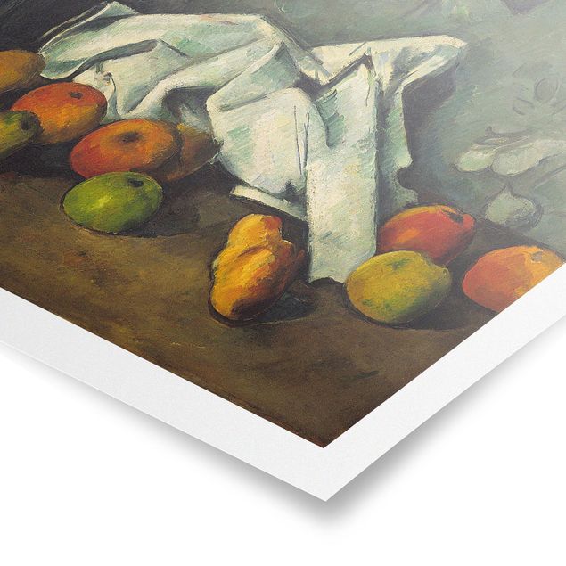 Kunstdrucke Poster Paul Cézanne - Milchkanne und Äpfel