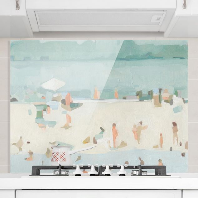 Wanddeko Küche Sandbank im Meer I