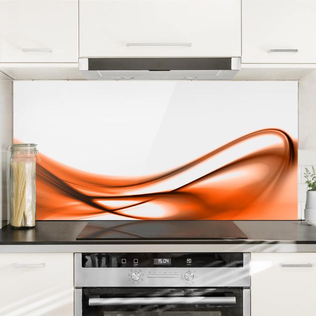Wanddeko Küche Orange Touch
