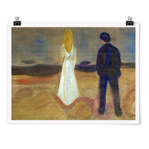 Kunststile Edvard Munch - Zwei Menschen