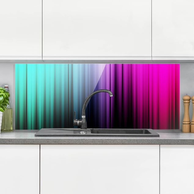 Küche Dekoration Rainbow Display