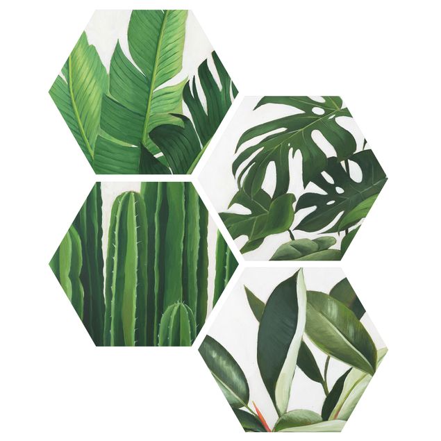 Wandbilder Modern Lieblingspflanzen Tropical Set I