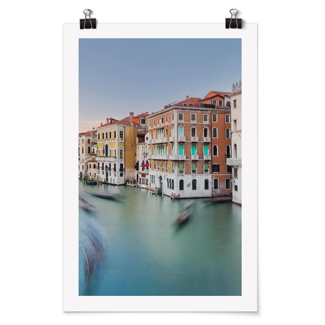 Wandbilder Architektur & Skyline Canale Grande Blick von der Rialtobrücke Venedig