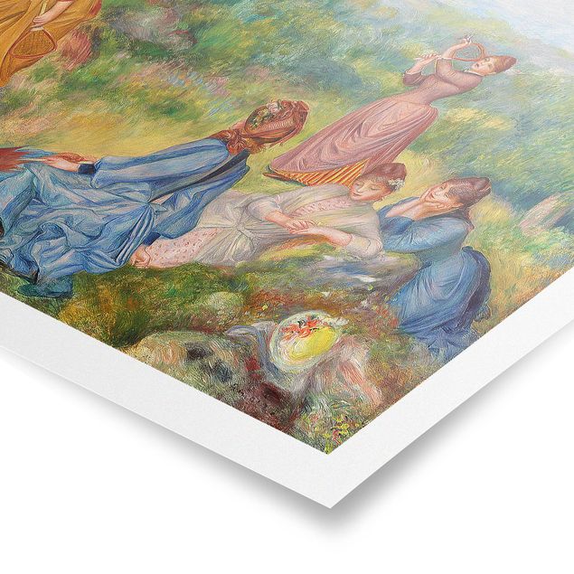 Wandbilder Landschaften Auguste Renoir - Federballspiel