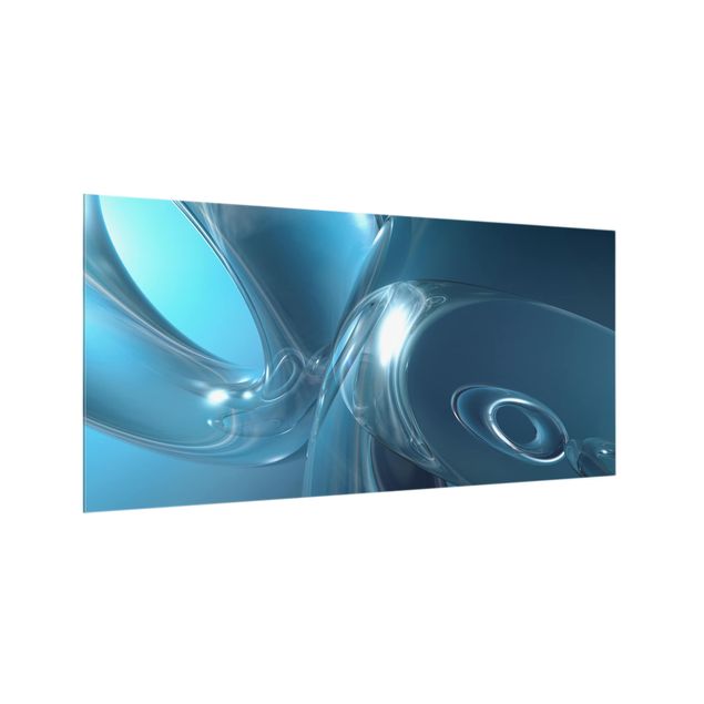 Spritzschutz Glas - Underwater Universe - Querformat - 2:1