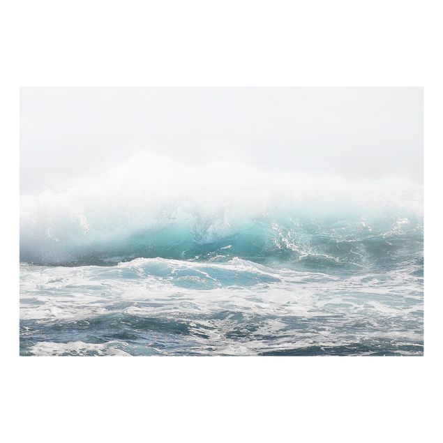 Spritzschutz Glas - Große Welle Hawaii - Querformat 3:2