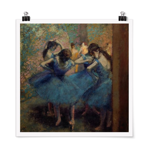 Bilder Impressionismus Edgar Degas - Blaue Tänzerinnen