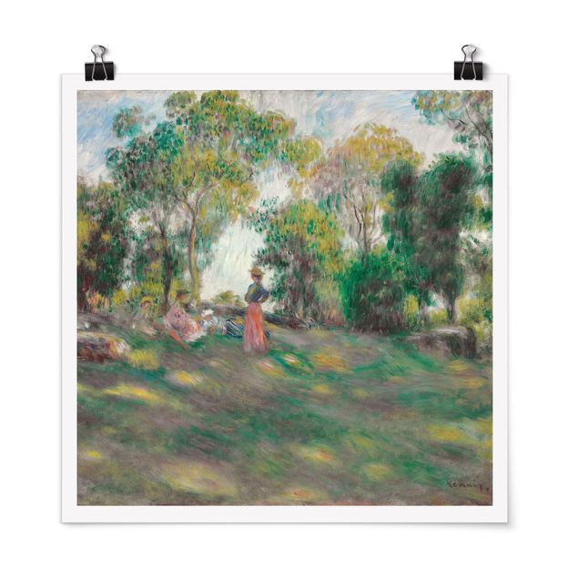 Kunststile Auguste Renoir - Landschaft mit Figuren