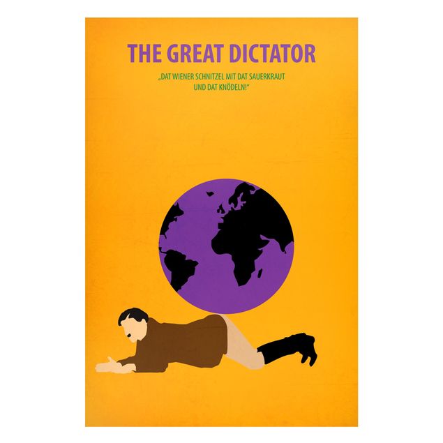 Wandbilder Kunstdrucke Filmposter The great dictator