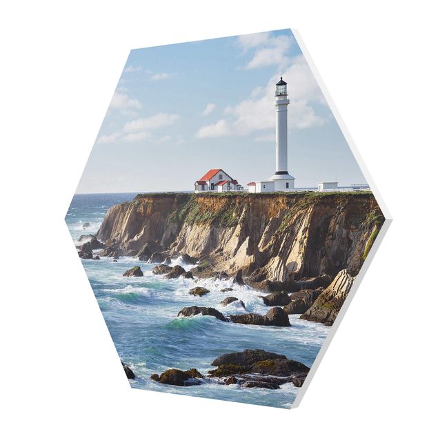 Wandbilder Modern Point Arena Lighthouse Kalifornien