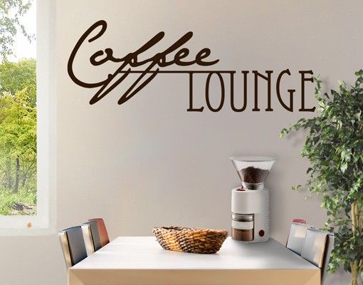 Kaffee Wandtattoo No.CA27 Coffee Lounge