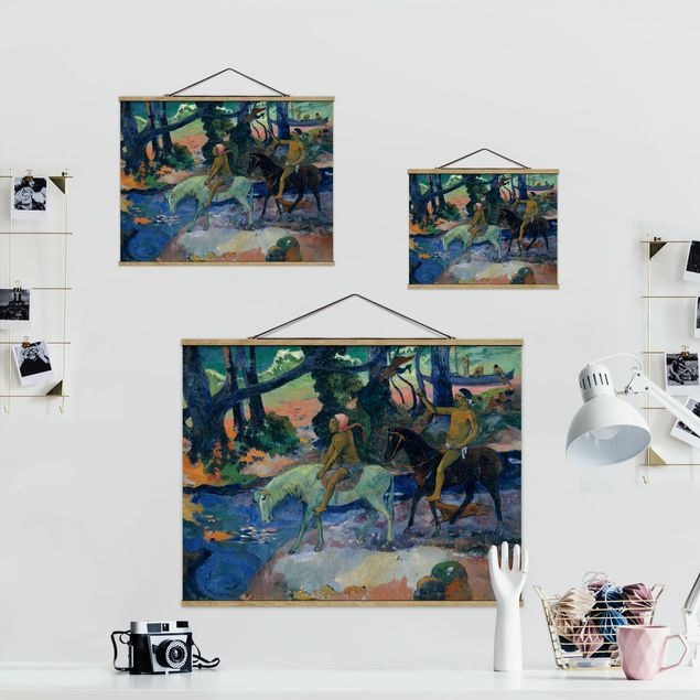 Wandbilder Modern Paul Gauguin - Die Flucht