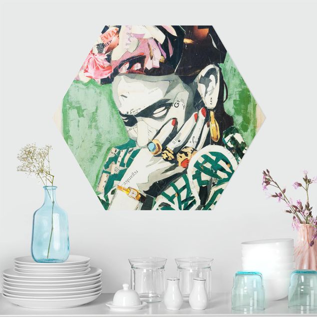 Küche Dekoration Frida Kahlo - Collage No.3