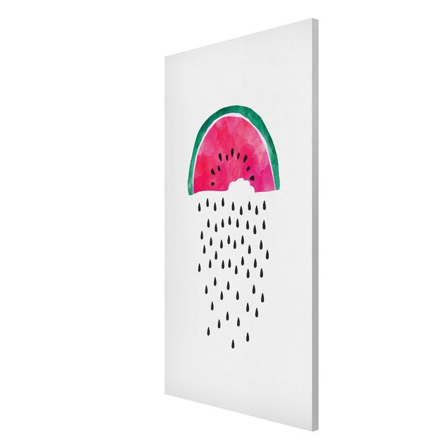 Wandbilder Kunstdrucke Wassermelonen Regen