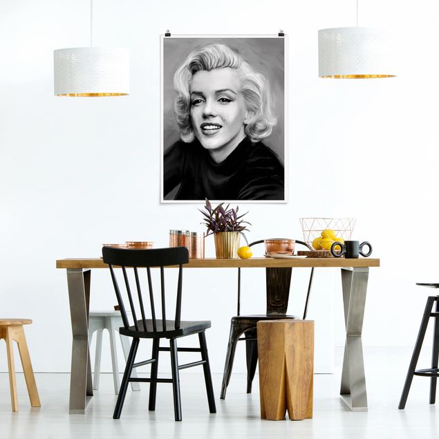 Poster Retro Vintage Marilyn privat