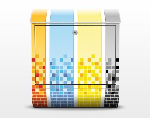 Briefkasten modern Pixel Mix