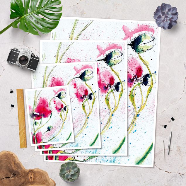 Poster kaufen Painted Poppies