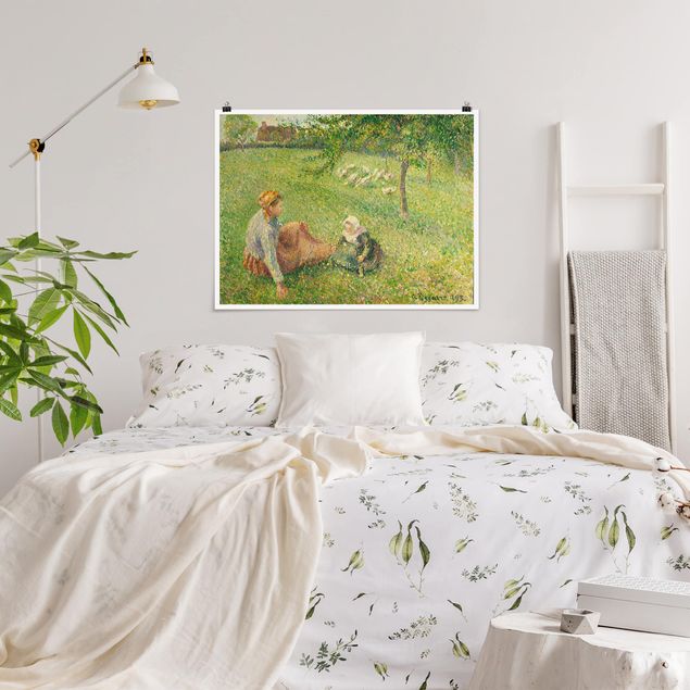 Bilder Impressionismus Camille Pissarro - Gänsehirtin
